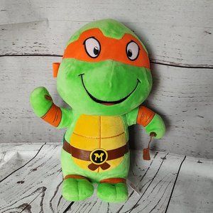 Ty Michelangelo teenage mutant ninja turtles TMNT plush 9"